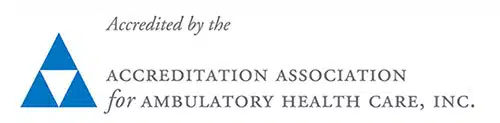 Accredited by the Accreditation Association for Ambulatory Health Care, INC.